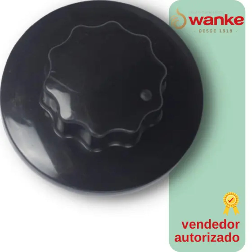 Botão Wanke para Timer Tanquinho Novo Tradicional Preto - 21110201