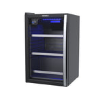 Cervejeira Blue Light 100 Preto Fosco Porta Invertida 220v