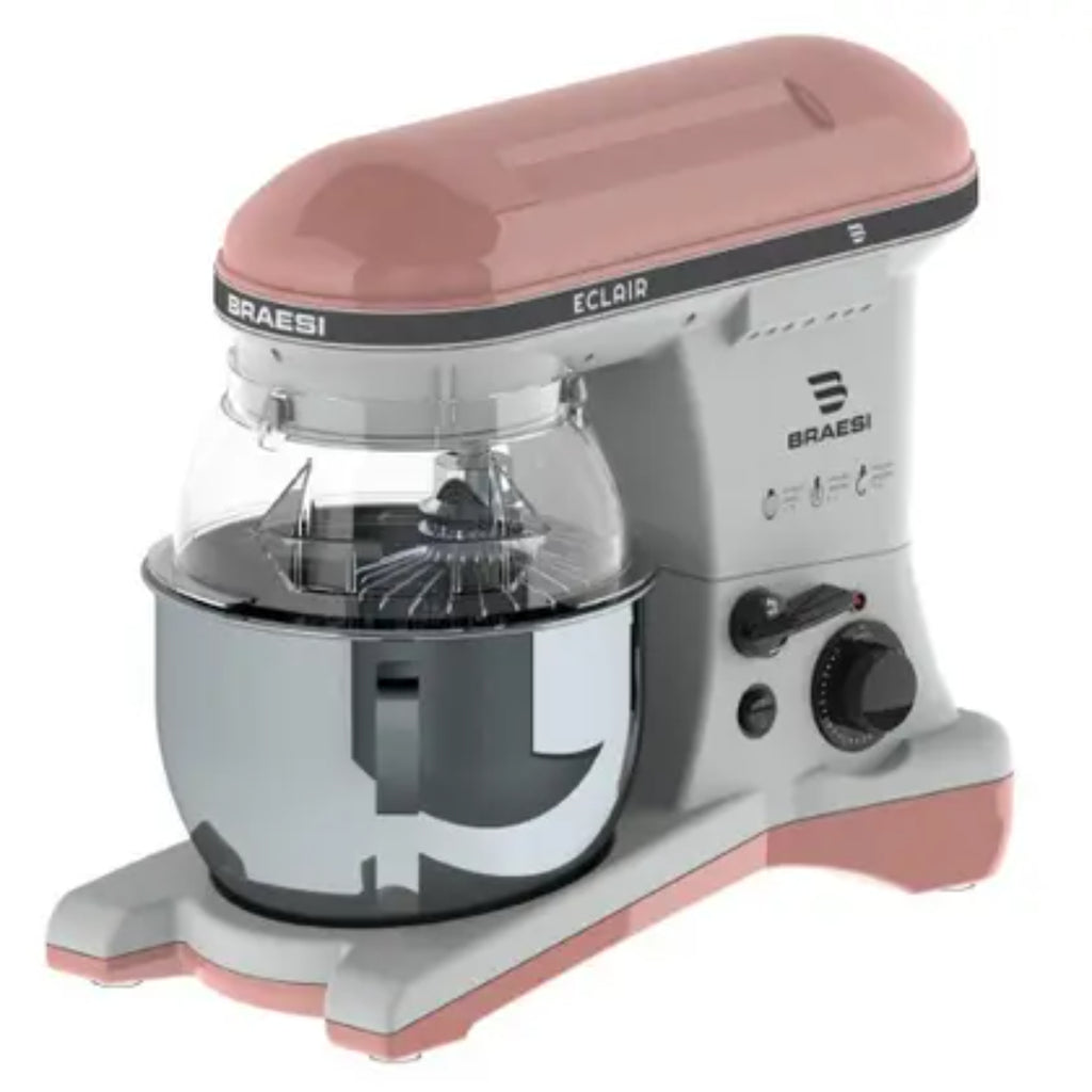 Batedeira Planetária Braesi Alta Eficiência Rosa Bivolt - BP-500
