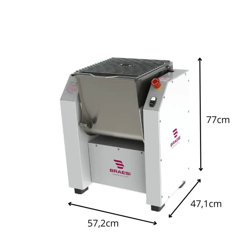 Amassadeira Braesi Semi-Rápida Basculante 15kg Bivolt - ALI-15/1