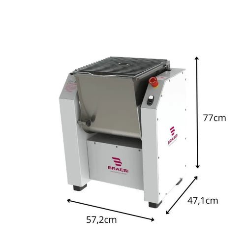 Amassadeira Braesi Semi-Rápida Basculante 15kg Bivolt - ALI-15/1
