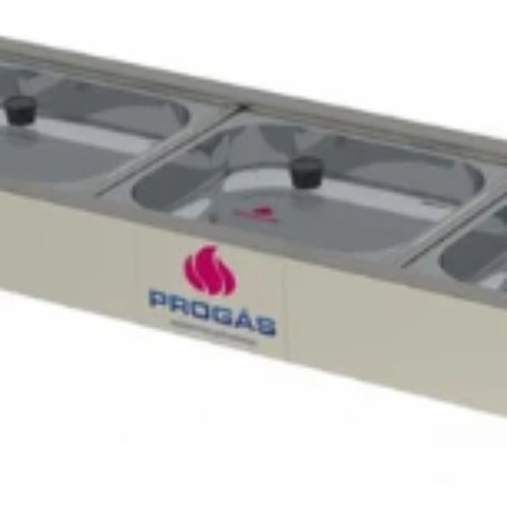 Buffet Frio Progás 5 Cubas com Tampa de Vidro -PRBF-50GN