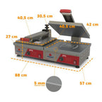 Chapa Sanduicheira e Grill Elétrico Progás 45cm Industrial 220V - PRA-45E