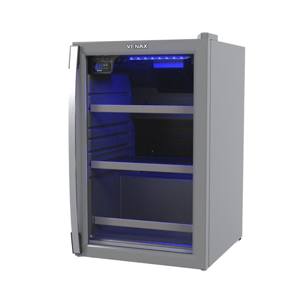 Cervejeira Venax 100 Litros Blue Light Cinza 127v