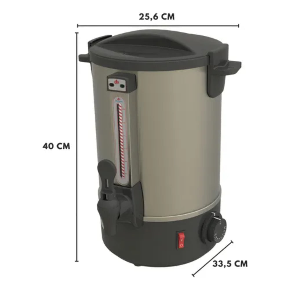 Cafeteira Elétrica Automática Progás 6L Passadora de Café Inox 127V -PRC-06