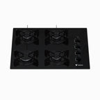Cooktop 4 Bocas Venax Arena Preto/Preto Gas GLP Bivolt