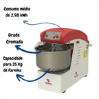 Amassadeira Braesi 40KG Potência robusta Alta Durabilidade Industrial 220V - AES-40/1