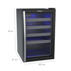 Adega e Champanheira Venax 100l Preto Fosco 127v