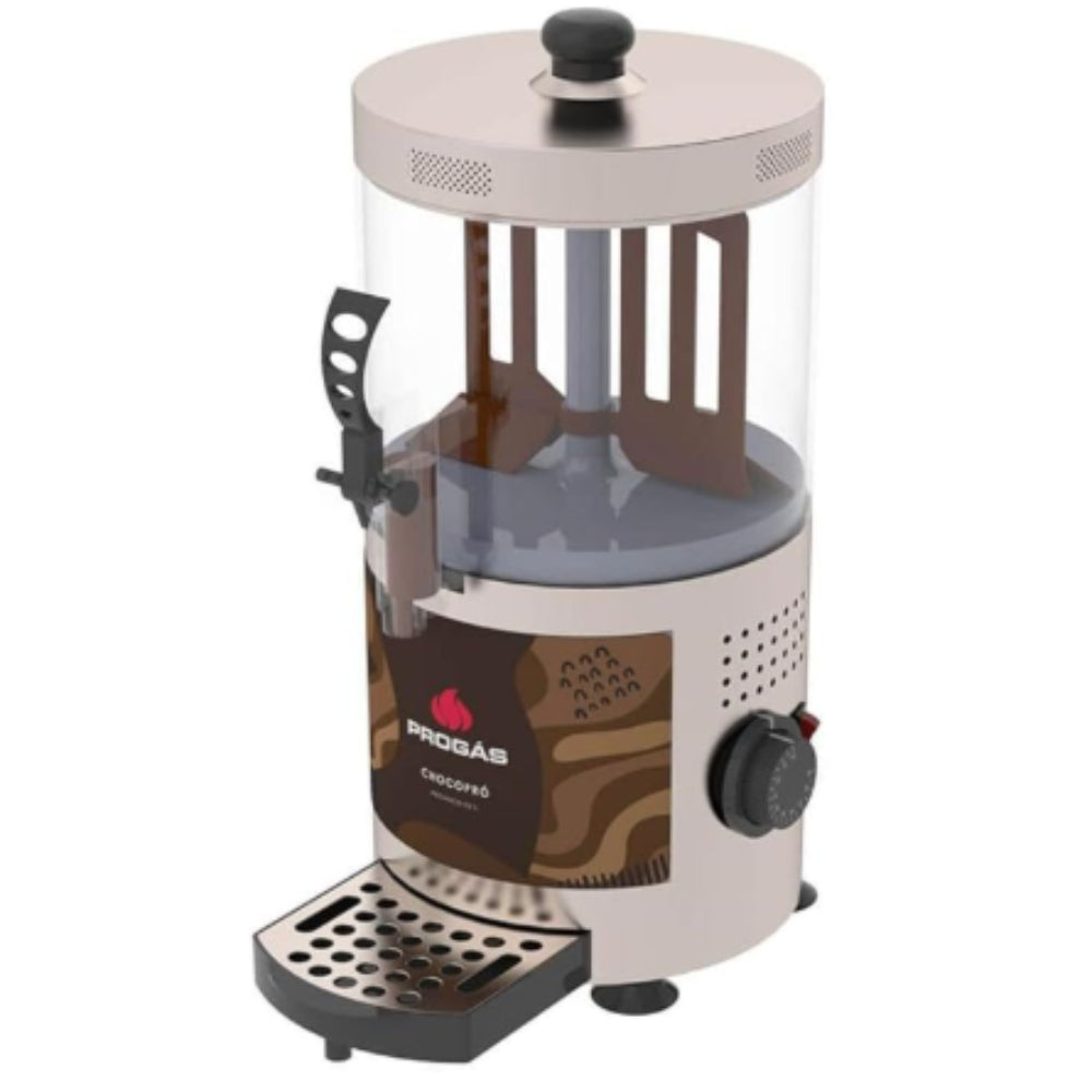 Chocolateira Chocopró 3L  Prógas Estrutura Aço Inox Duplo Termostato 220V