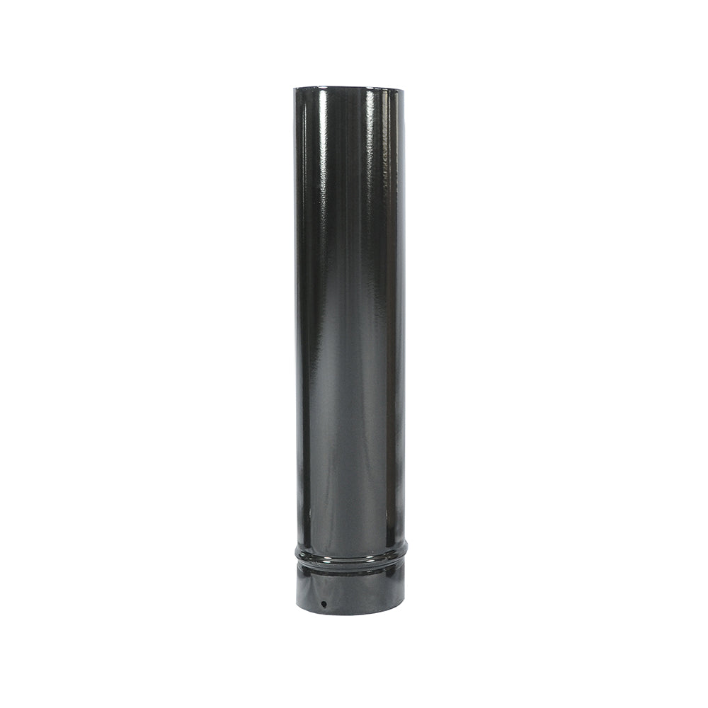 Cano Chamine Esmaltado Preto 50 Cm 110 Mm