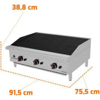 Chapa Profissional Progás 90 cm em Aço Inox - PRO-90CH
