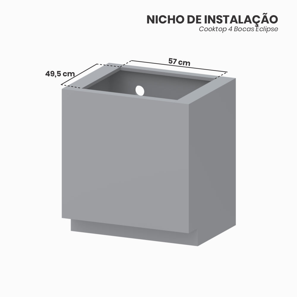 Cooktop de Inducao 4 Bocas Venax Eclipse Preto 220v