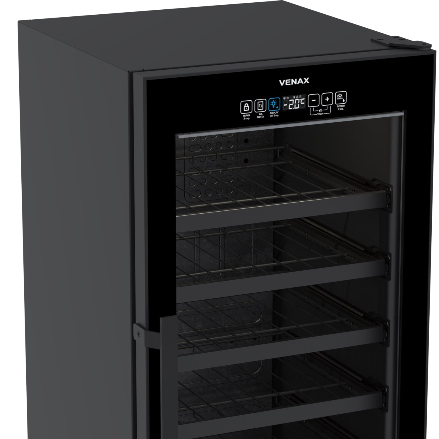 Champanheira Top Light-In Touch 200 Preto Fosco Padrao 220v