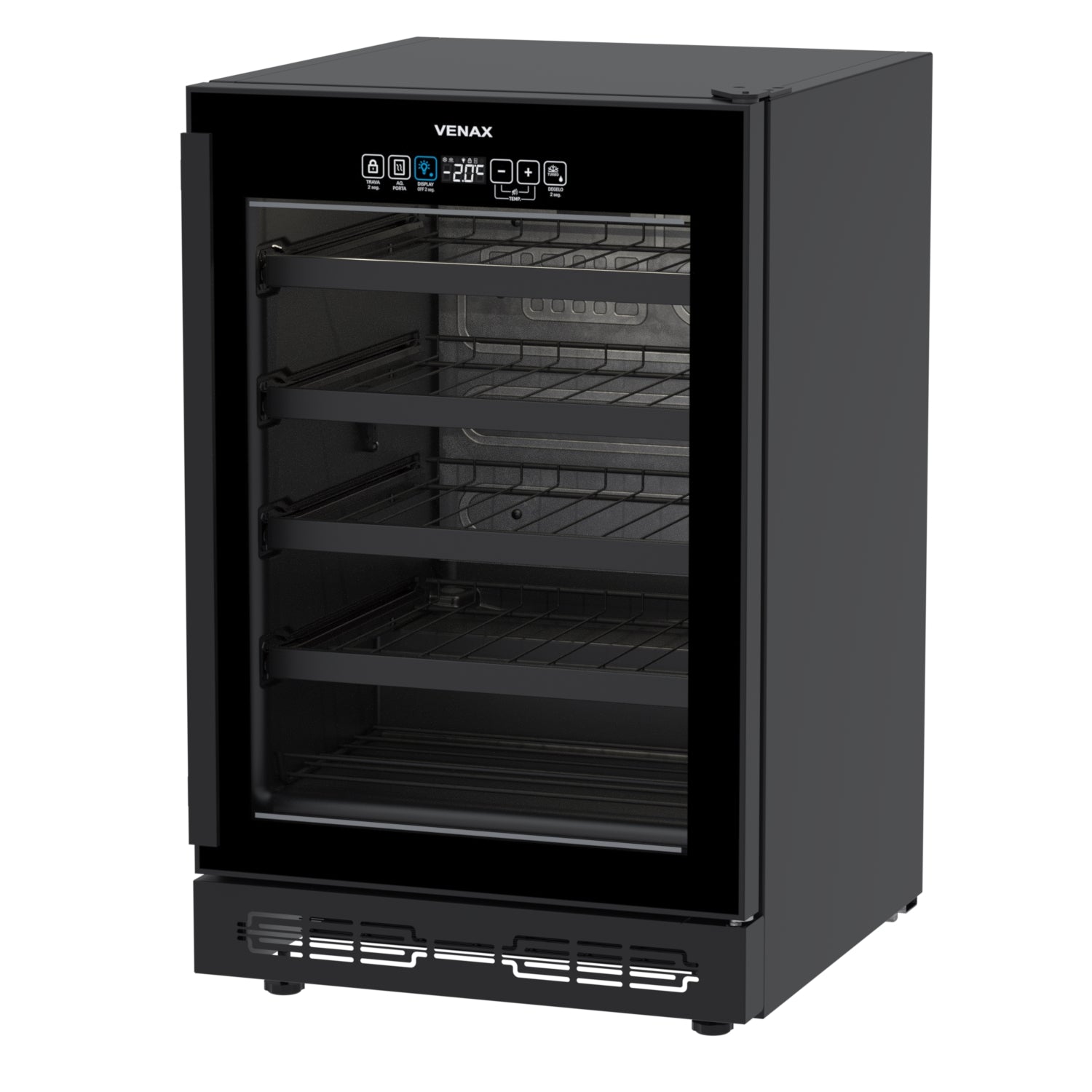 Champanheira Top Light-In Touch 100 Preto Fosco 220v Venax