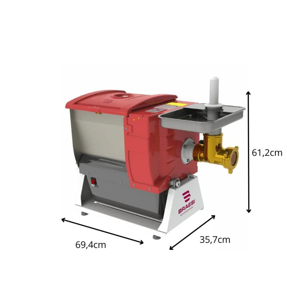 Amassadeira Braesi Basculante Semi Rápida 5kg Bivolt - AELI-520