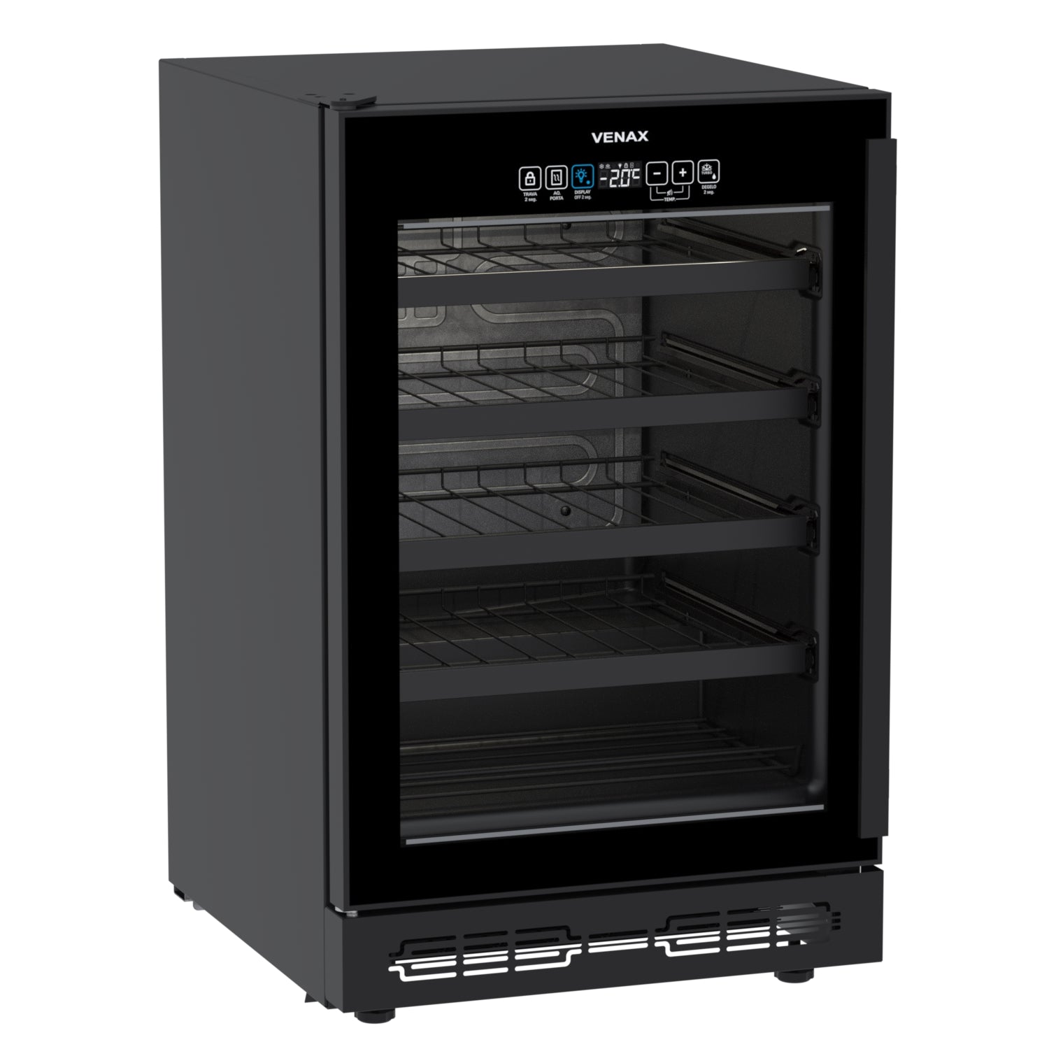 Champanheira Top Light-In Touch 100 Preto 220v Invertida