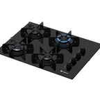 Cooktop 4 Bocas Venax Arena Preto/Preto Gas GLP Bivolt