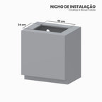 Cooktop 4 Bocas Venax Volare Preto Gás GLP Bivolt
