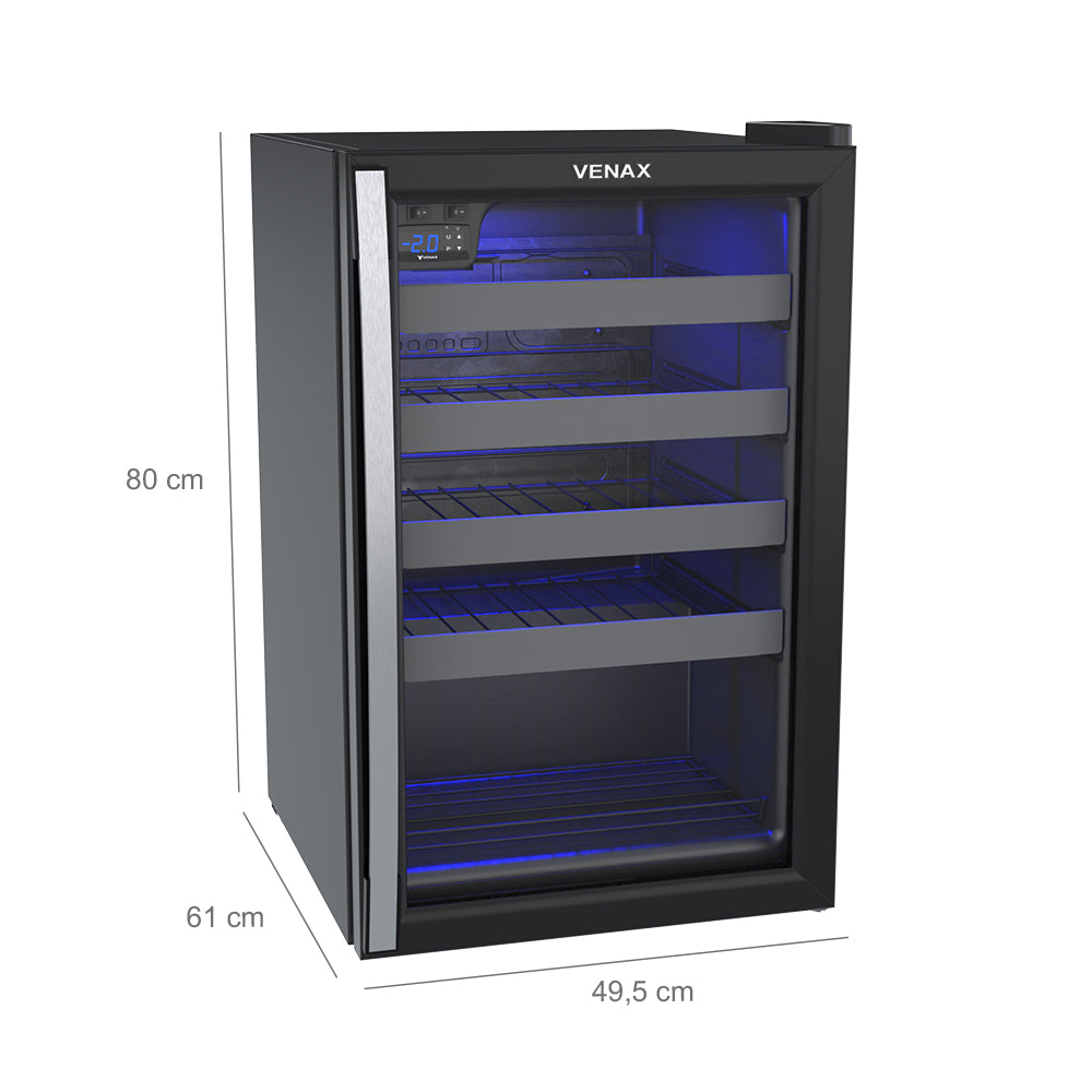 Champanheira Color Light 100 Preto Fosco Venax 220v