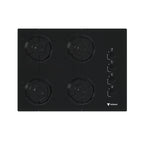 Cooktop 4 Bocas Venax Arena Preto/Preto Gas GLP Bivolt