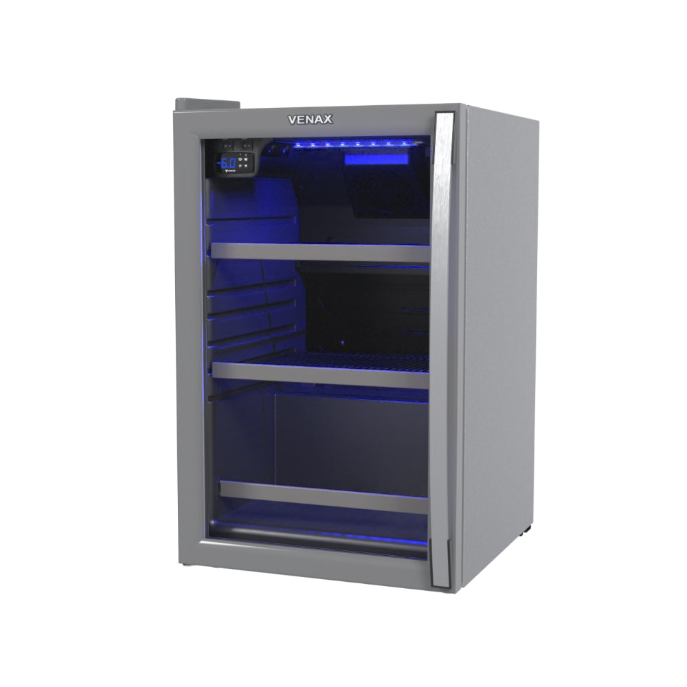 Cervejeira Venax 100 Litros Blue Light Cinza 127v