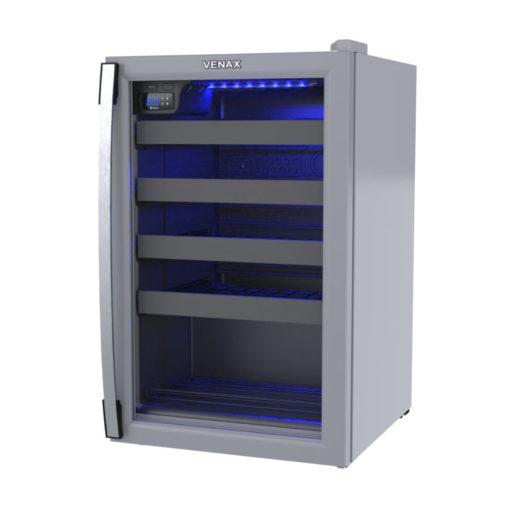 Adega Piubella 100 para 24 Garrafas Cinza Venax 220v