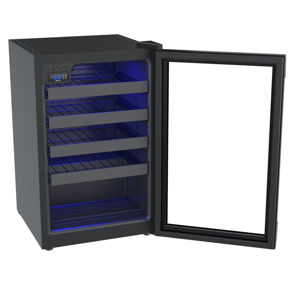 Adega Piubella 100 para 24 Garrafas Preto Venax 220v