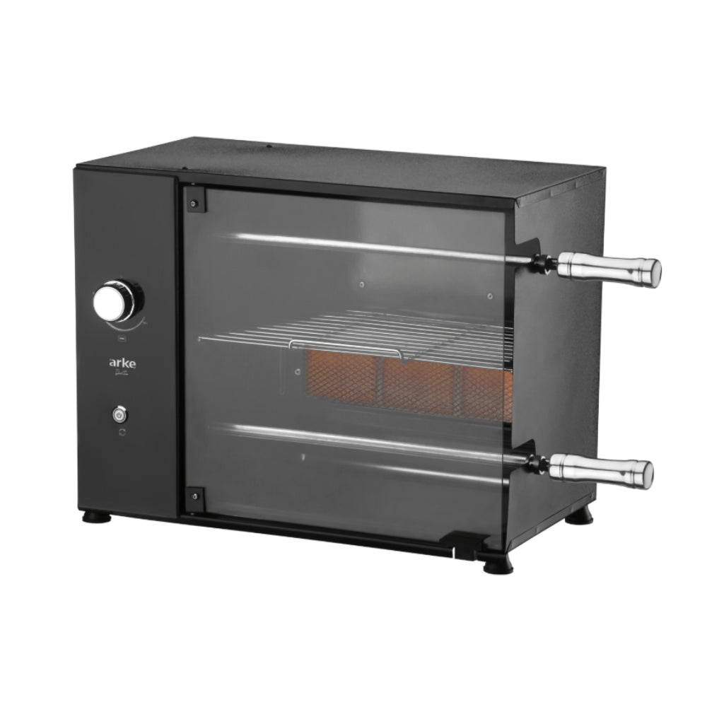 Assador a Gás Arke Duetto com 2 Espetos + Grelha Compacto e Versátil 220V GN - 5305
