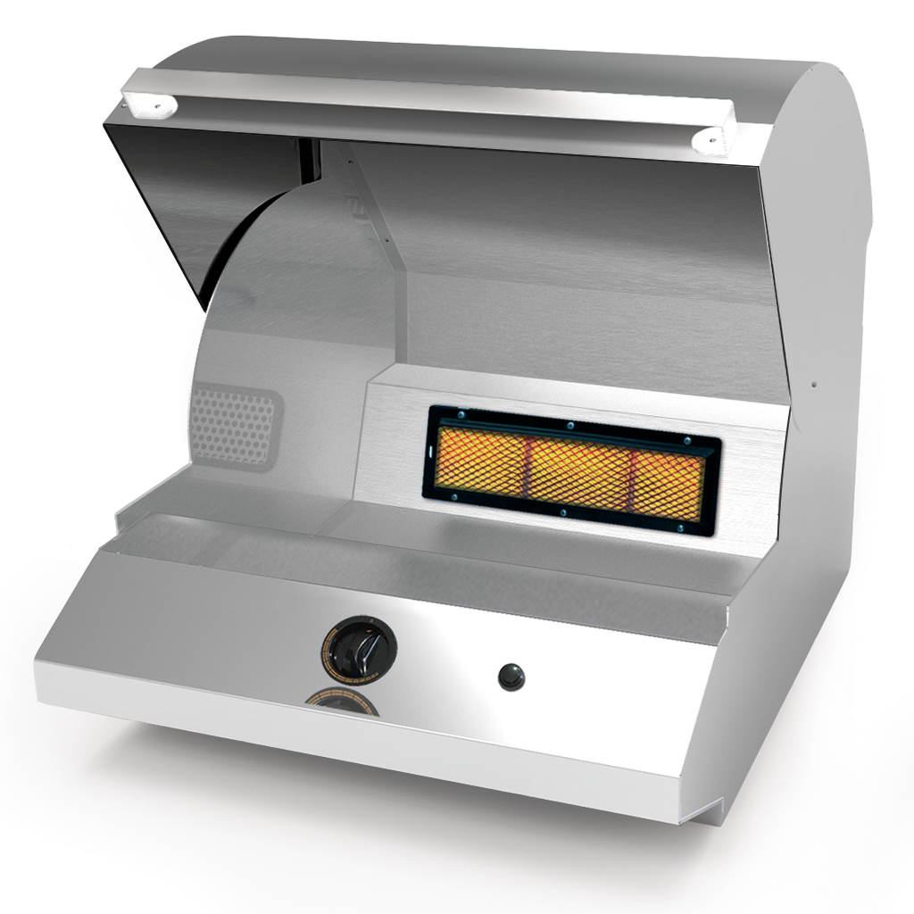 Churrasqueira de Bancada à Gás GN  Inox Saro 