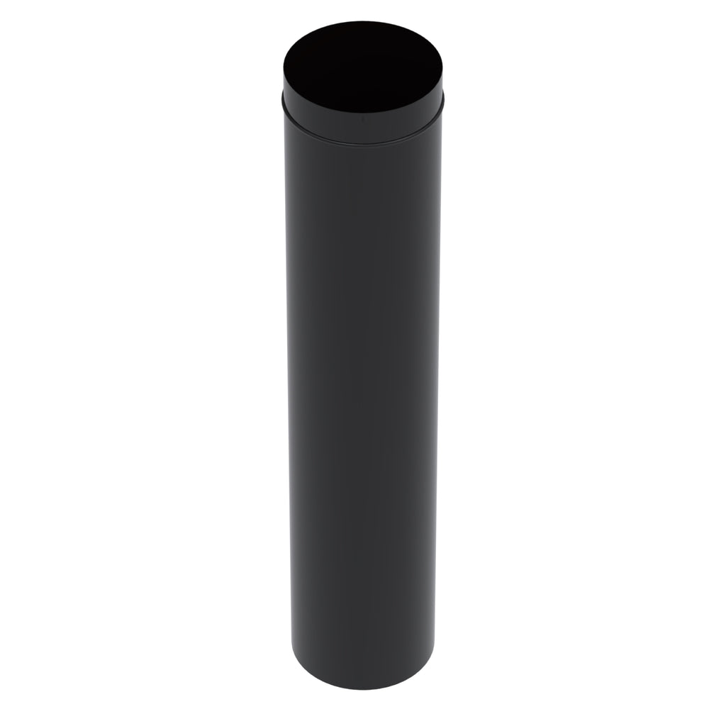 Cano Chamine Esmaltado Preto 1 M 200 Mm