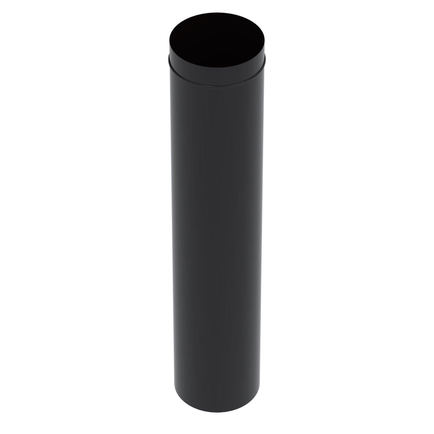 Cano Chamine Esmaltado Preto 1 M 200 Mm