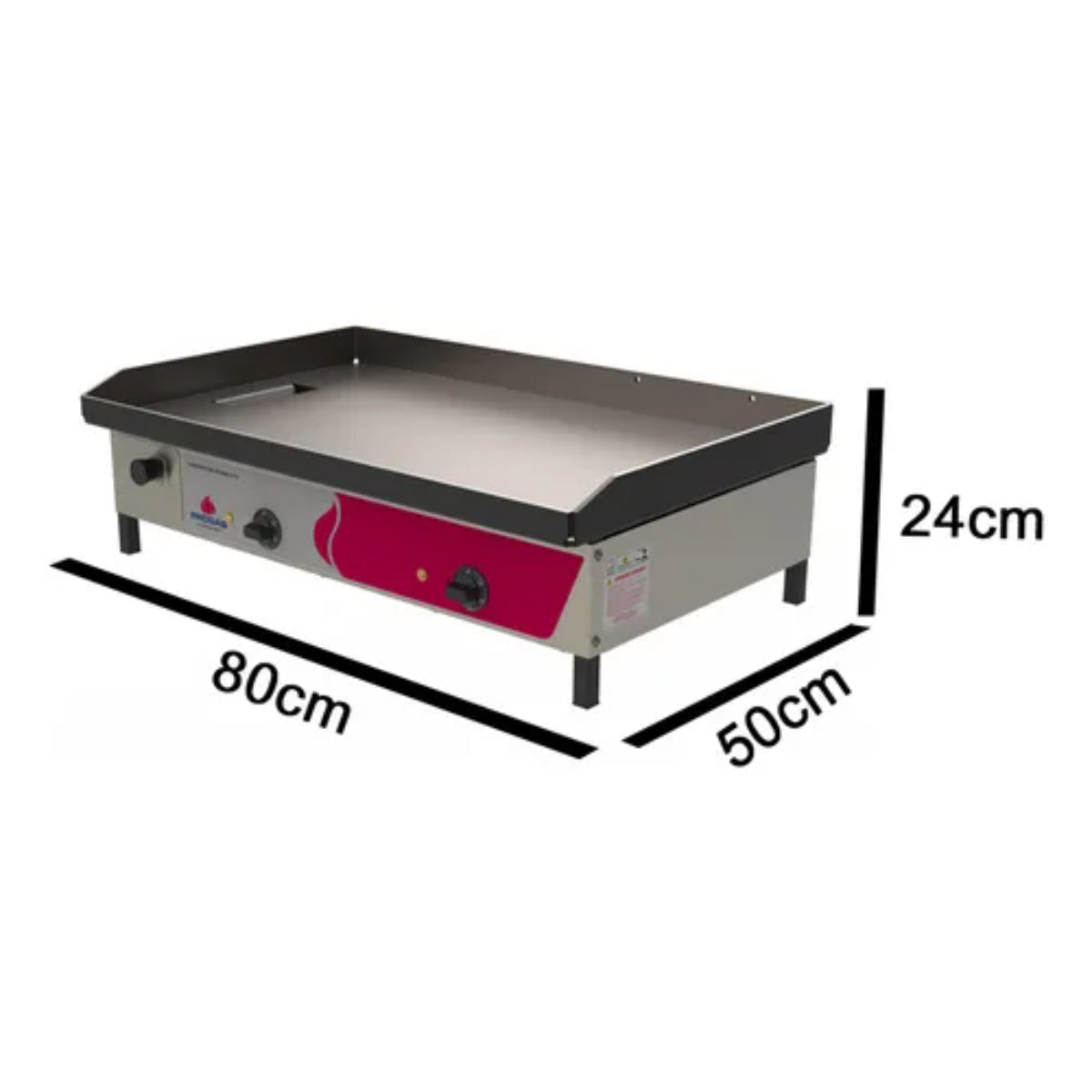 Chapa Progás Bifeteira Elétrica 80x50 cm 220v -PR-800E ST