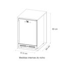 Cervejeira Top Light-In Touch 100 Preto Fosco 127v Invertida