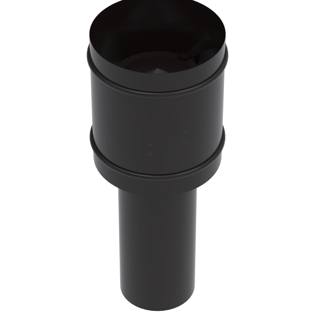 Chapeu Canhao para Chamine 150 Mm Preto