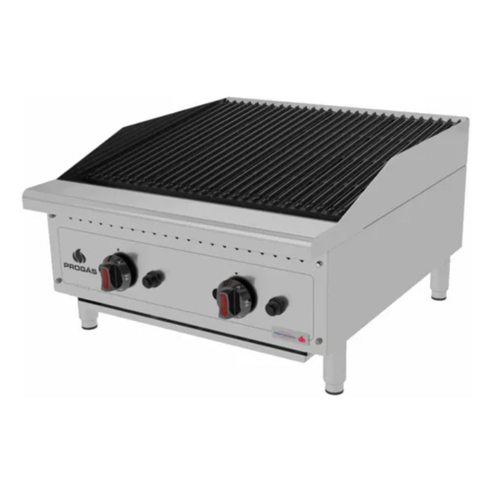 Chapa A Gás CharBroiler Profissional em Aço Inox a Gás 60cm - PRO-60CB
