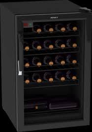 Adega Ngv 100 24 Garrafas Preto Fosco Venax 220v