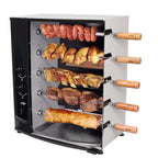 Assador a Gás Arke AGR-05 Rotativo 5 Espetos Alta Eficiência Bivolt GN - AGR-05