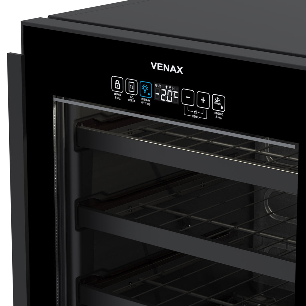 Champanheira Top Light-In Touch 100 Preto Fosco 220v Venax