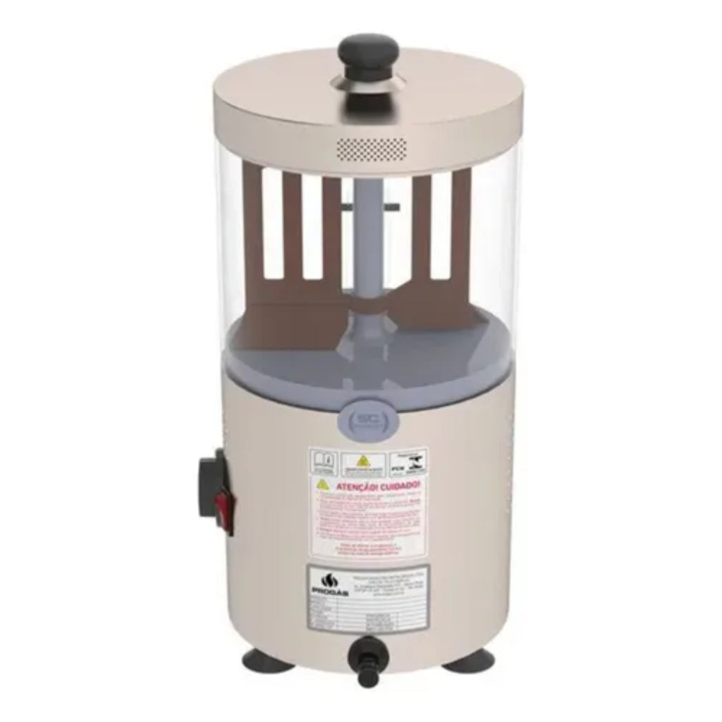 Chocolateira Chocopró 3L  Prógas Estrutura Aço Inox Duplo Termostato 220V