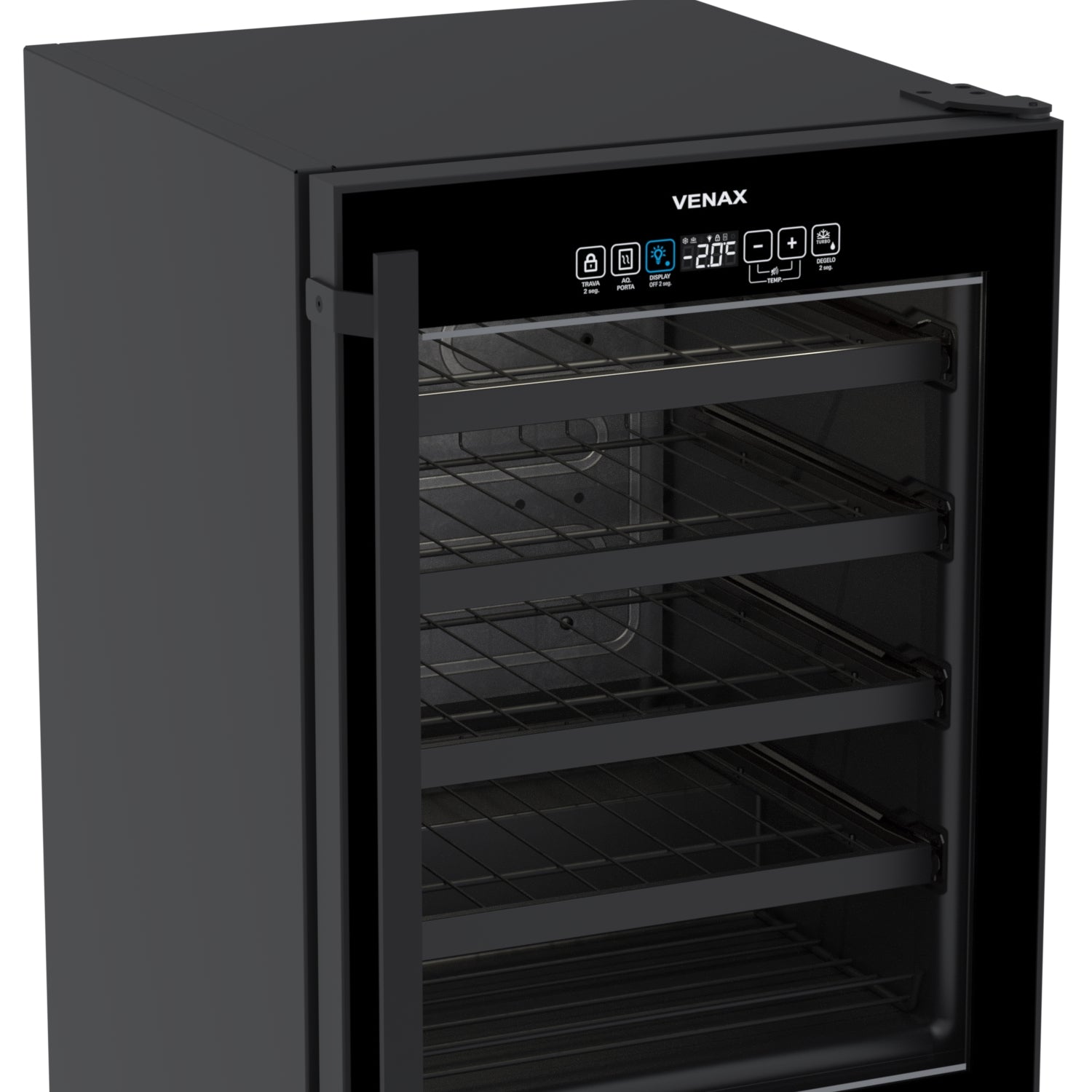 Champanheira Top Light-In Touch 100 Preto Fosco 127v Venax