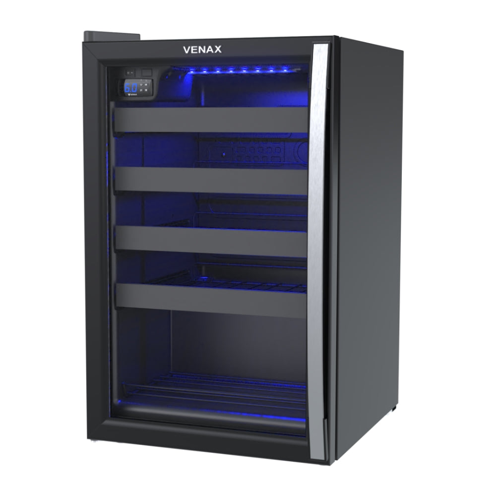 Adega Piubella 100 Preto 24 Garrafas Porta Invertida 127v