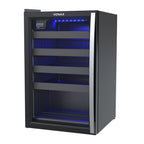 Adega Piubella 100 Preto 24 Garrafas Porta Invertida 127v
