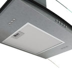 Coifa Fogatti de Parede Clean Vidro Curvo Kromanox 90cm