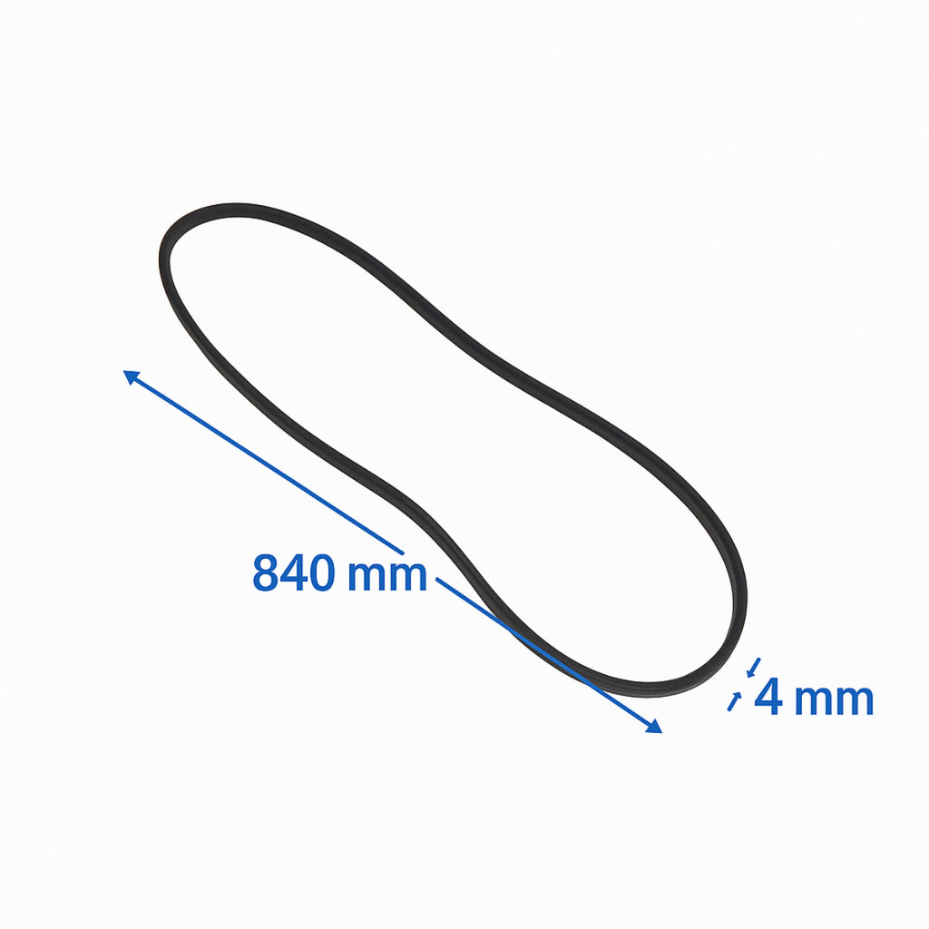 Correia de Transmissão Wanke para Lavadoras e Centrífugas Original Preto – 99910139