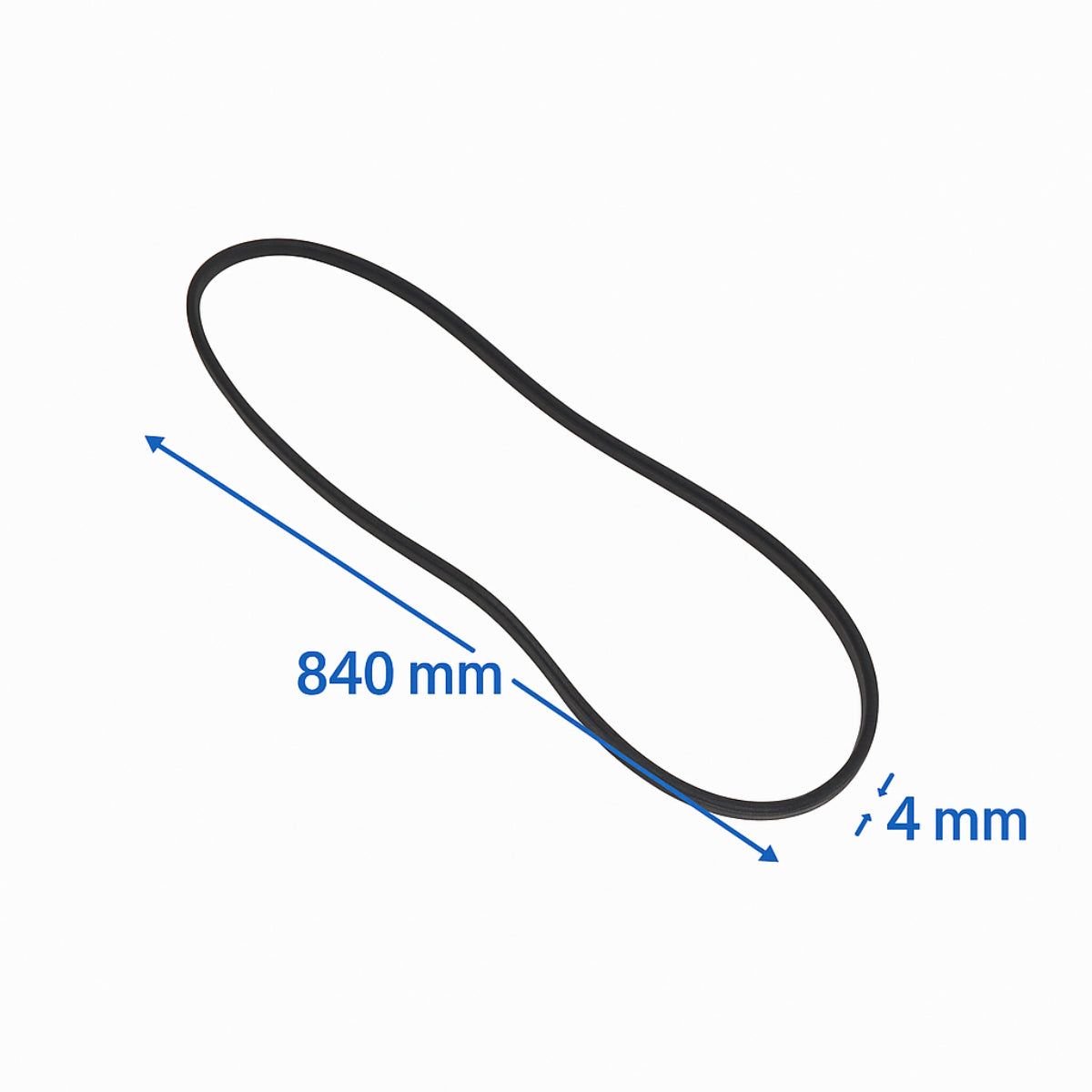 Correia de Transmissão Wanke para Lavadoras e Centrífugas Original Preto – 99910139