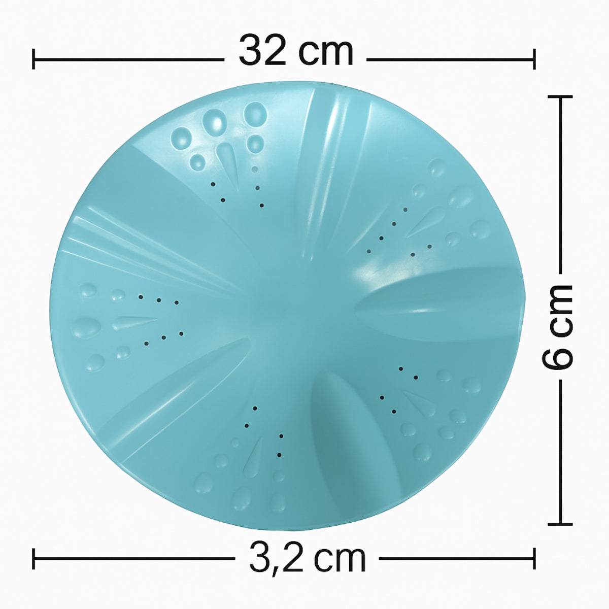 Agitador para Lavadora Wanke Original com Plástico de Alta Resistência Azul – 99910093