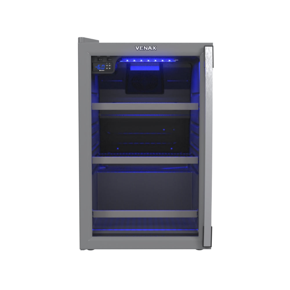 Cervejeira Venax 100 Litros Blue Light Cinza 220v