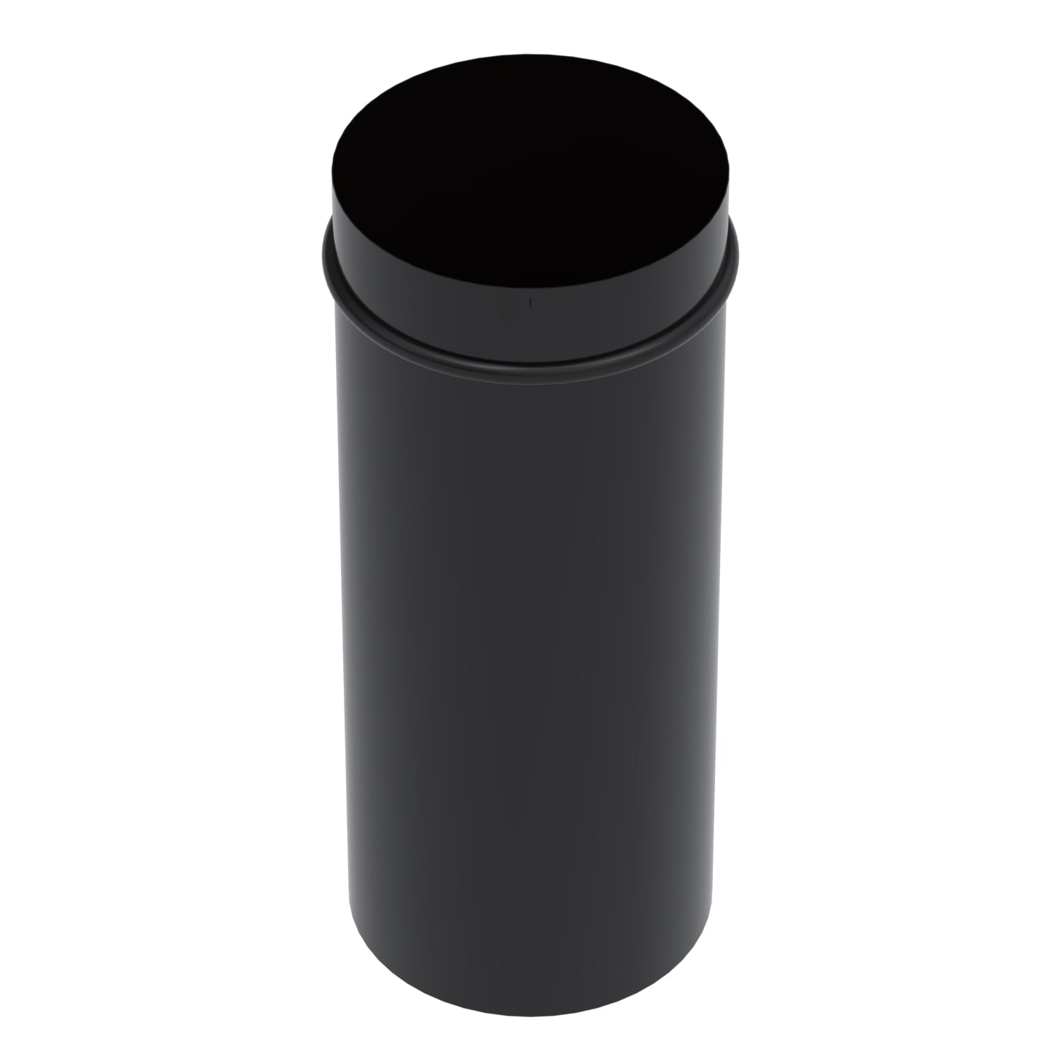 Cano Chamine Esmaltado Preto 0,5 M 200 Mm