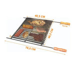 Chapa Grelha Para Churrasqueira Esmaltada Progás 48,5x48,5 - PGC-005