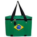 Bolsa Térmica Porta Marmita Lanche Bebidas Brasil 12litros